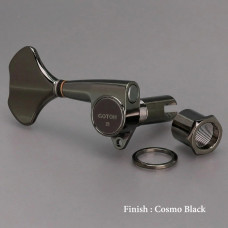 Колок правый (реверсный) для бас-гитары Gotoh GB707R/WS02 Cosmo Black 