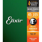 Струны Elixir NanoWeb Bass 45-105 (14077)