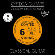NYS12N Select Комплект струн для классической гитары 1/2, с покрытием, Ortega