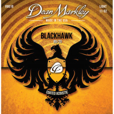 DM8019 Blackhawk 80/20 Комплект струн для акустической гитары, с покрытием, 11-52, Dean Markley