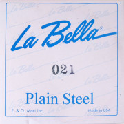 PS021 Отдельная стальная струна без оплетки, 021, La Bella