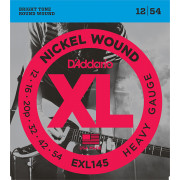 EXL145 XL NICKEL WOUND Струны для электрогитары Heavy 12-54 D`Addario