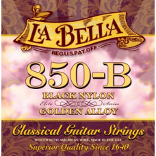 Струны La Bella Classic Black Nylon Golden Alloy (850-B)