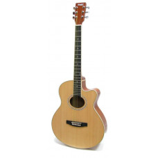 Акустическая фолк-гитара Homage 40 c вырезом, цвет натуральный (LF-401C-N)