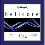 H310-3/4M Helicore Комплект струн для скрипки размером 3/4, среднее натяжение, D'Addario