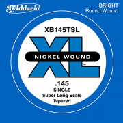 XB145TSL Nickel Wound Tapered Отдельная струна для бас-гитары, .145, Super Long Scale, D'Addario