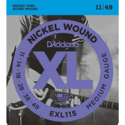 Струны D'Addario Nickel Wound 11-49 (EXL115 XL)
