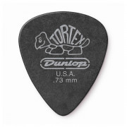 488R.73 Tortex Pitch Black Standard Медиаторы 72шт, толщина 0,73мм, Dunlop