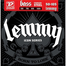 LKS50105 Lemmy Signature Комплект струн для бас-гитары, нерж.сталь, 50-105, Dunlop
