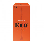 RCA2515 Rico Трости для кларнета Bb, размер 1.5, 25шт, Rico