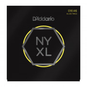 NYXL0946 NYXL Комплект струн для электрогитары, никелированные, Regular Light, 09-46, D'Addario