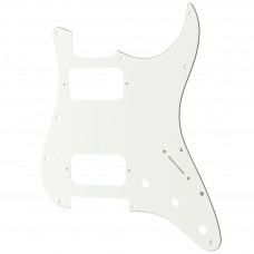 Панель (pickguard) Musiclily для стратокастера серий Modern Style, H-H, трехслойная, белая (MX2248WH) 