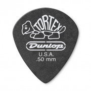 482R.50 Tortex Pitch Black Jazz III Медиаторы 72шт, толщина 0.50мм, Dunlop