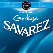 510CJ New Cristal Cantiga Комплект струн для классической гитары, сильное натяж, посеребр, Savarez
