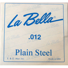Струна La Bella для гитары 012, сталь (PS012) 