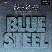 DM2679A Blue Steel NPS Комплект струн для 5-струнной бас-гитары, никелированные,45-128, Dean Markley