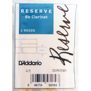 DCR0240 Reserve Трости для кларнета Bb, размер 4.0, 2шт., Rico
