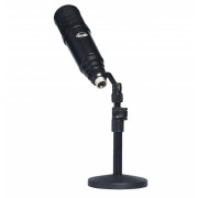 МК-119 Микрофон конденсаторный, черный, деревянный футляр, Октава