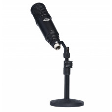МК-119 Микрофон конденсаторный, черный, деревянный футляр, Октава