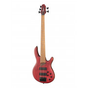 B5-Element-WBAG-OPBR Artisan Series Бас-гитара 5-струнная, цвет красный, с чехлом, Cort