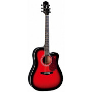 Акустическая гитара Naranda, цвет красный санберст (DG120CBS)