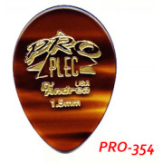 PRO354 PRO-PLEC Медиаторы 12шт, 1,5мм, жесткие, капля, D`Andrea