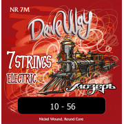 NR-7M Drive Way Комплект струн для 7-струнной электрогитары, никель, Medium, 10-56, Мозеръ