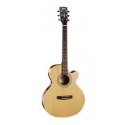 SFX-ME-NAT SFX Series Электро-акустическая гитара, с вырезом, цвет натуральный, Cort