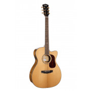 Gold-OC6-Bocote-NAT Gold Series Электро-акустическая гитара, цвет натуральный, с чехлом, Cort