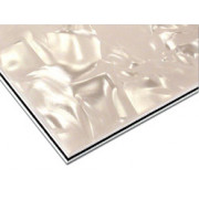 Пластик Hosco для изготовления панелей (pickguard), лист 23х39 см, трехслойный, перлоид (PG-P3) 