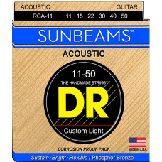 RCA-11 SunBeams Комплект струн для акустической гитары, 11-50, DR