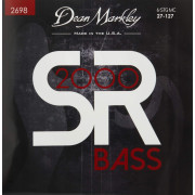 DM2698 SR2000 Комплект струн для 6-струнной бас-гитары, сталь, 27-127, Dean Markley