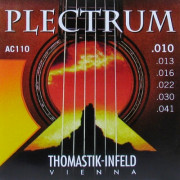AC110 Plectrum Комплект струн для акустической гитары, сталь/бронза, 010-041, Thomastik