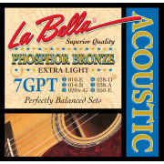7GPT Комплект струн для акустической гитары 10-50 La Bella