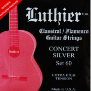 LU-60 Комплект струн для классической гитары, очень сильное натяжение, Luthier