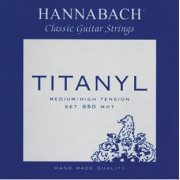 950MHT TYTANIL Комплект струн для классической гитары титанил/посеребренные Hannabach