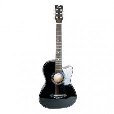 Акустическая гитара Foix, черная с вырезом (FFG-1038BK) 