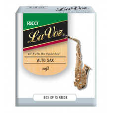 RJC10SF La Voz Трости для саксофона альт, мягкие (Soft), 10шт, Rico