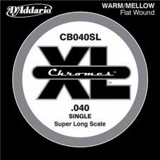 CB040SL Chromes Bass Отдельная струна для бас-гитары, 040, Super Long Scale, D'Addario