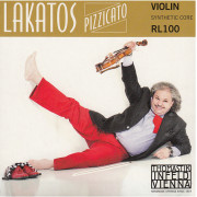 RL100 Lakatos Комплект струн для скрипки размером 4/4, среднее натяжение, Thomastik