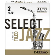 RSF10ASX2H Select Jazz Трости для саксофона альт, размер 2, жесткие (Hard), 10шт, Rico