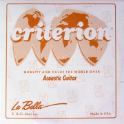 CGW038 Criterion Отдельная струна для акустической гитары, бронза, 038, La Bella