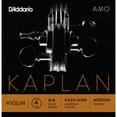 KA312-4/4M Kaplan Amo Отдельная струна A/Ля для скрипки размером 4/4, среднее натяжение, D'Addario