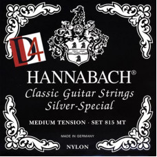815MTDURABLE Black SILVER SPECIAL Комплект струн для классической гитары, посеребр,ср/нат, Hannabach