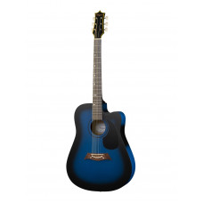 ACS-C41BLS Гитара акустическая, с вырезом, синий санберст, Niagara