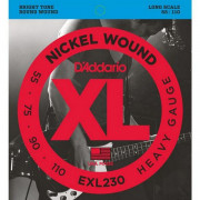 Струны D'Addario Nickel Wound Bass 55-110 (EXL230 XL)
