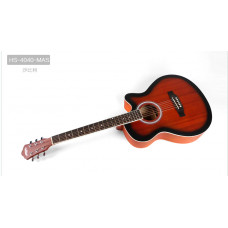 HS-4040-MAS Акустическая гитара, с вырезом, красный санберст, Caravan Music