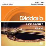 EZ900 AMERICAN BRONZE 85/15 Струны для акустической гитары Extra Light 10-50 D`Addario