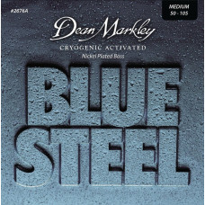 DM2676A Blue Steel NPS Комплект струн для бас-гитары, никелированные, 50-105, Dean Markley