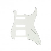 MX1380AW Защитная накладка гитары Fender Stratocaster HSS, 3 слоя, белая, Musiclily